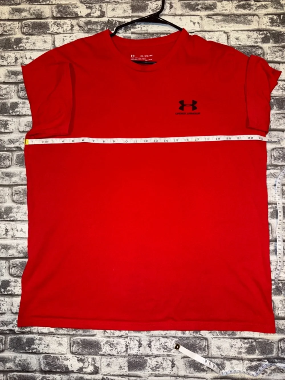 Men’s Under Armour Solid Red T Shirt; Size XXL, Loose Fit - Picture 5 of 9